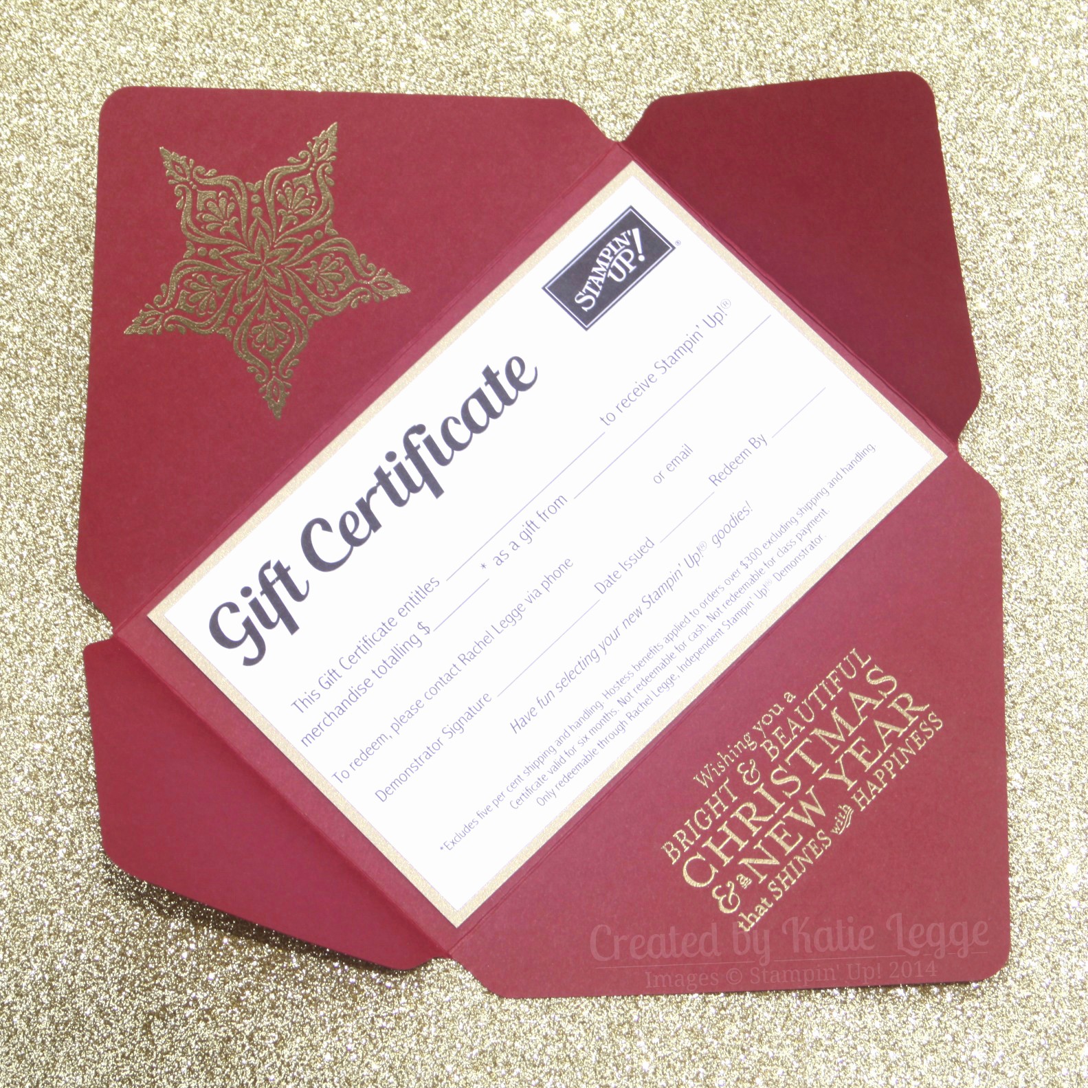 How to Make Gift Certificates Luxury Gift Certificates now Available
