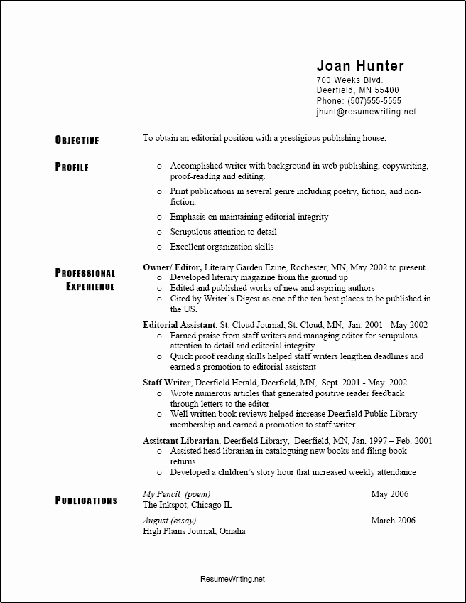 How to Make Simple Resume Awesome 10 How to Write A Simple Resume Sample Bud Template