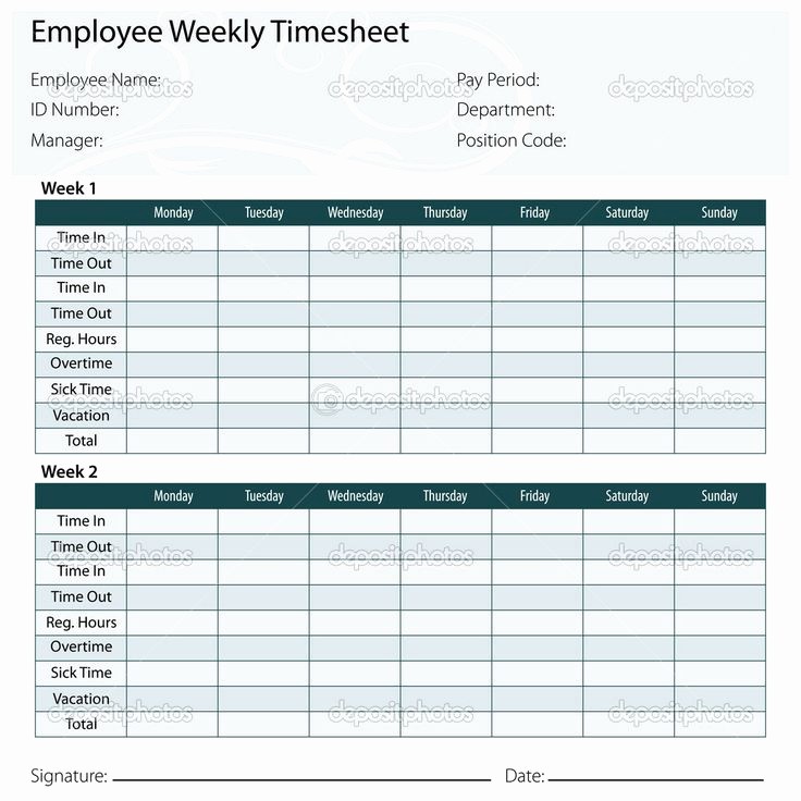 How to Make Time Sheets Fresh Free Printable Timesheet Templates