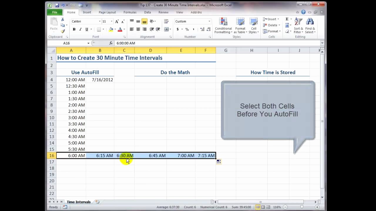 How to Make Time Sheets Fresh How to Create 30 Minute Time Intervals In Excel