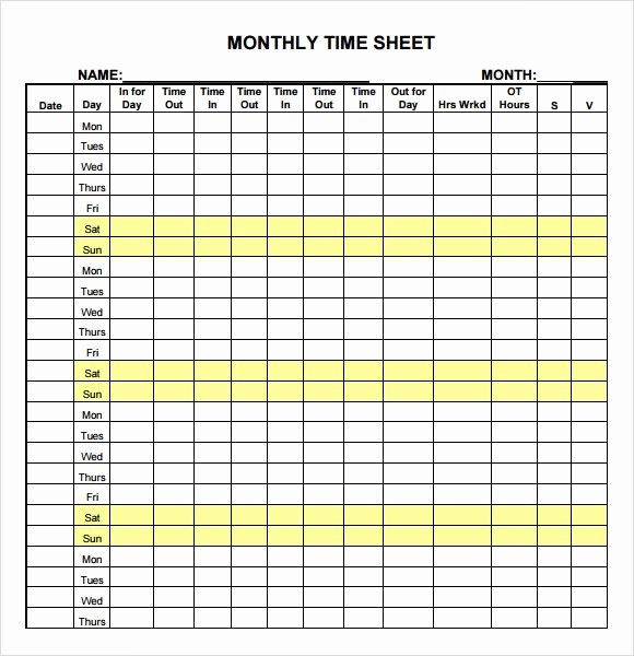 How to Make Time Sheets Inspirational How to Make A Timesheet In Excel Hssf and Xssf