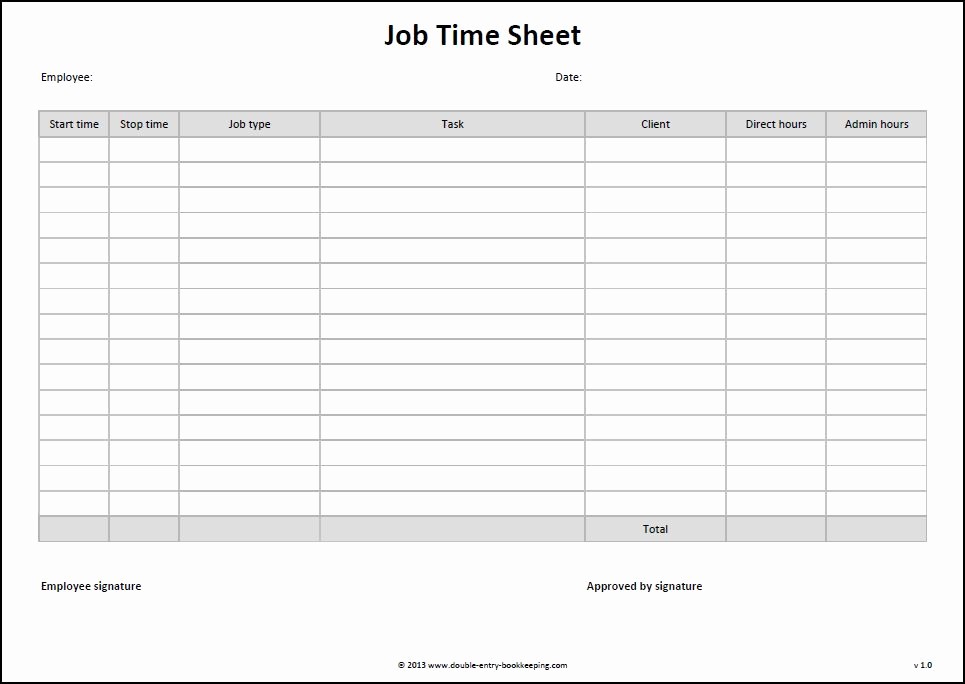 How to Make Time Sheets New 9 Best Of Free Printable Time Sheets Templates