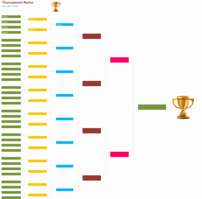 How to Make tournament Bracket Lovely 6 Printable tournament Brackets Templates for Word and Excel