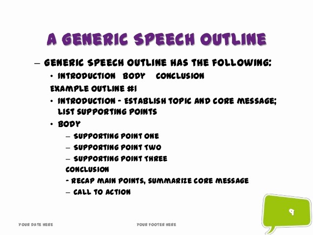 How to Outline A Speech Awesome Writing A Speech