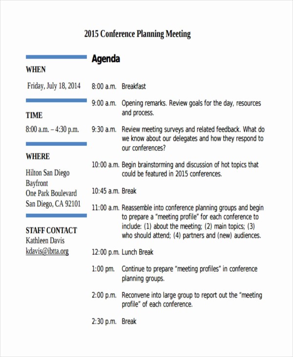 How to Prepare An Agenda Best Of 46 Meeting Agenda Templates
