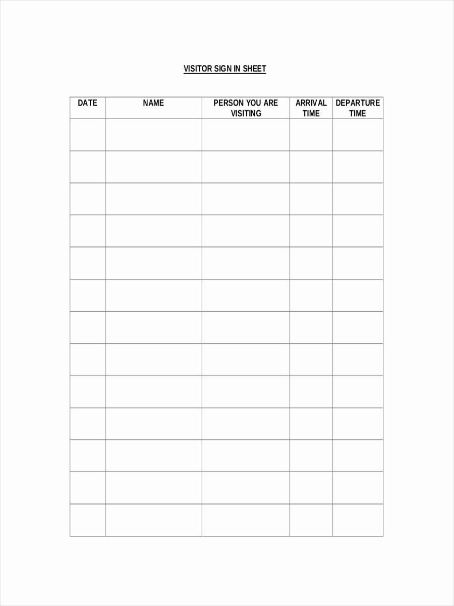 Images Of Sign In Sheets Beautiful 12 Sign In Sheet Examples &amp; Samples