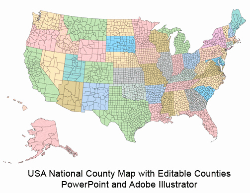 Interactive Map Of Usa Powerpoint Beautiful Usa County World Globe Editable Powerpoint Maps for