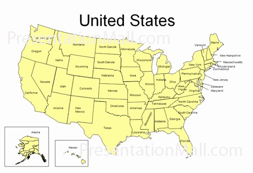 Interactive Map Of Usa Powerpoint Luxury Editable United States Powerpoint Map
