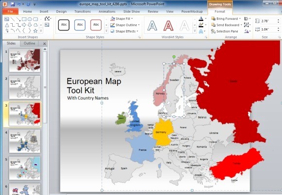 Interactive Us Maps for Powerpoint Lovely Europe Map Template for Powerpoint Presentations