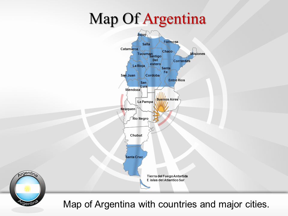 Interactive Us Maps for Powerpoint New Map Argentina Argentina Powerpoint Map Interactive