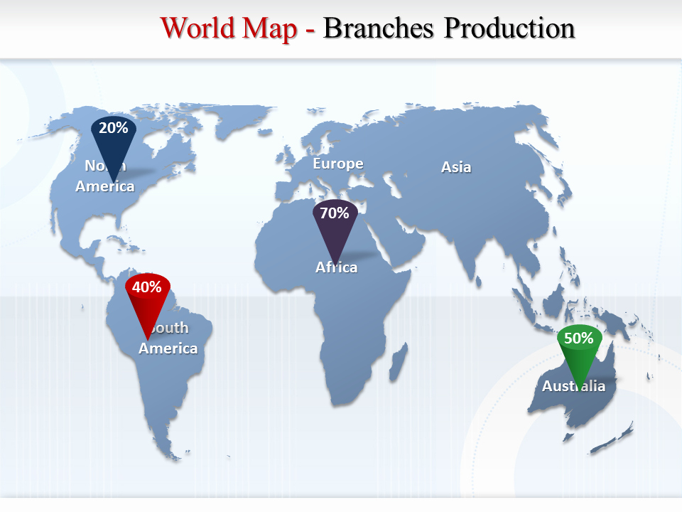 Interactive World Map for Powerpoint Luxury World Map Continents Ppt Map World Continents