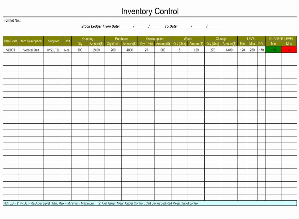Inventory Control Spreadsheet Template Free Best Of Free Inventory Tracking Spreadsheet Template Download