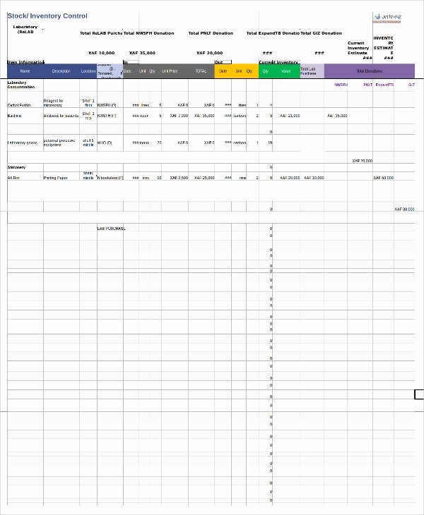 Inventory Control Spreadsheet Template Free Fresh 10 Stock Inventory Control Templates