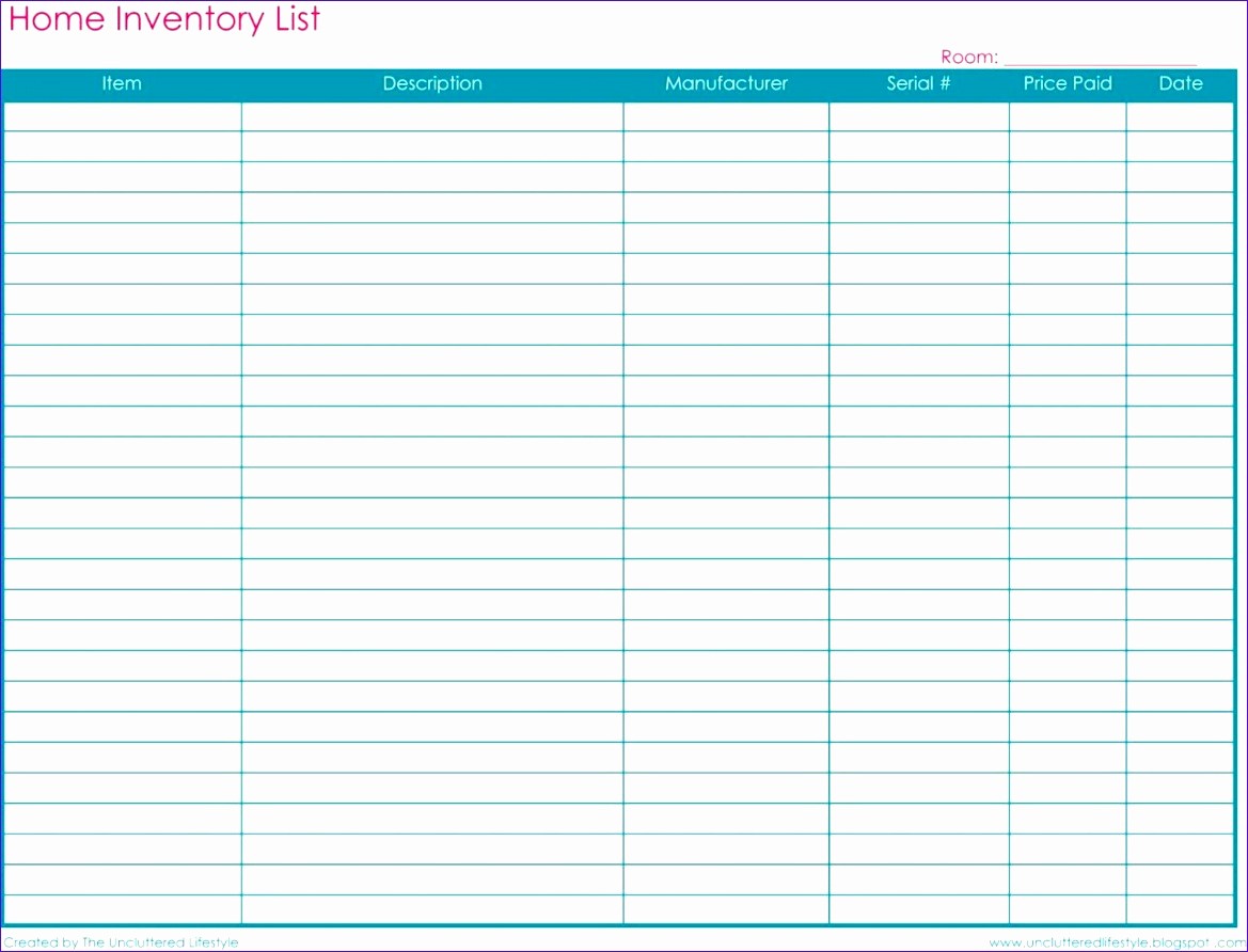 Inventory Control Spreadsheet Template Free Luxury 6 Free Excel Inventory Template Exceltemplates