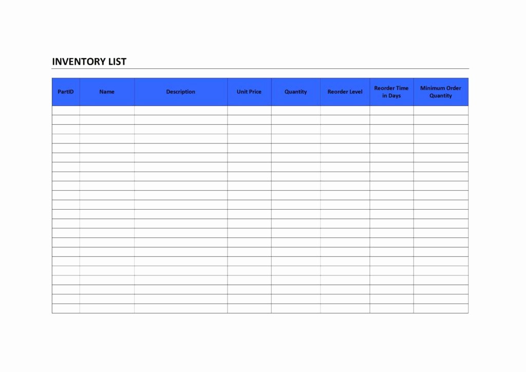 Inventory Control Spreadsheet Template Free New Inventory Spreadsheet Template Free Spreadsheet Templates