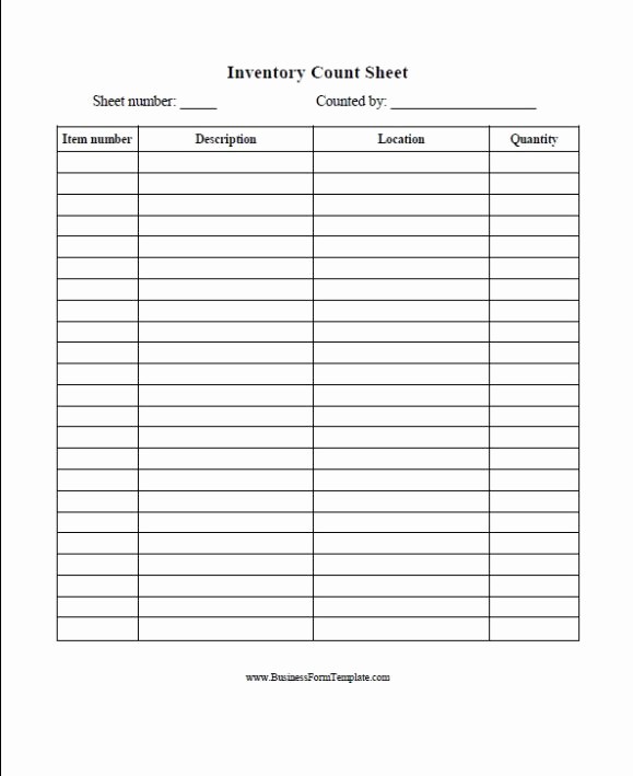 Inventory Count Sheet Template Free Fresh Inventory Sheet Template 40 Ready to Use Excel Sheets