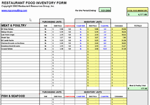 Inventory forms for Small Business Inspirational 7 Restaurant Inventory Spreadsheet