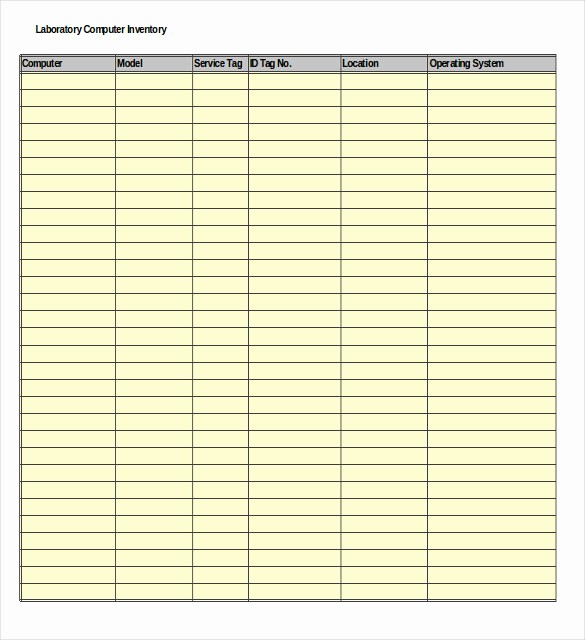Inventory List Template Free Download Unique 17 Excel Inventory Templates – Free Sample Example