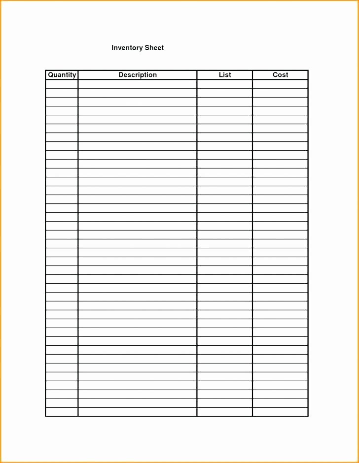 Inventory Log Sheet Excel Template Fresh tools Inventory Sheet Equipment Inventory form Download