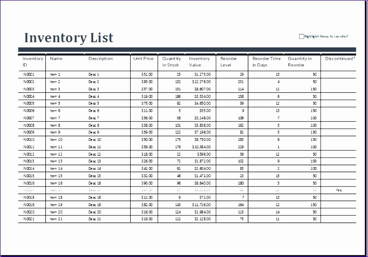 Inventory Log Sheet Excel Template Luxury 11 Equipment Maintenance Log Exceltemplates Exceltemplates
