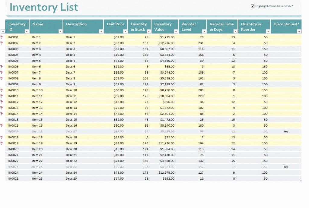 Inventory Sheets for Small Business Best Of Inventory Control Spreadsheet Screenshot