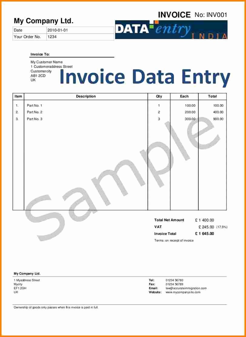 Invoice Bill format In Excel New 5 Service Tax Bill format In Excel
