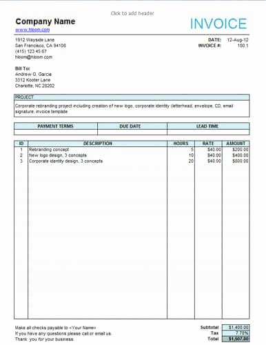 Invoice for Work Done Template Best Of 10 Free Freelance Invoice Templates [word Excel]