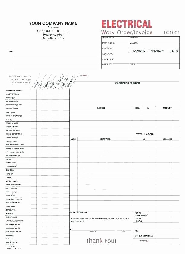 Invoice for Work Done Template Elegant order Invoice Template Invoice format Work Sample