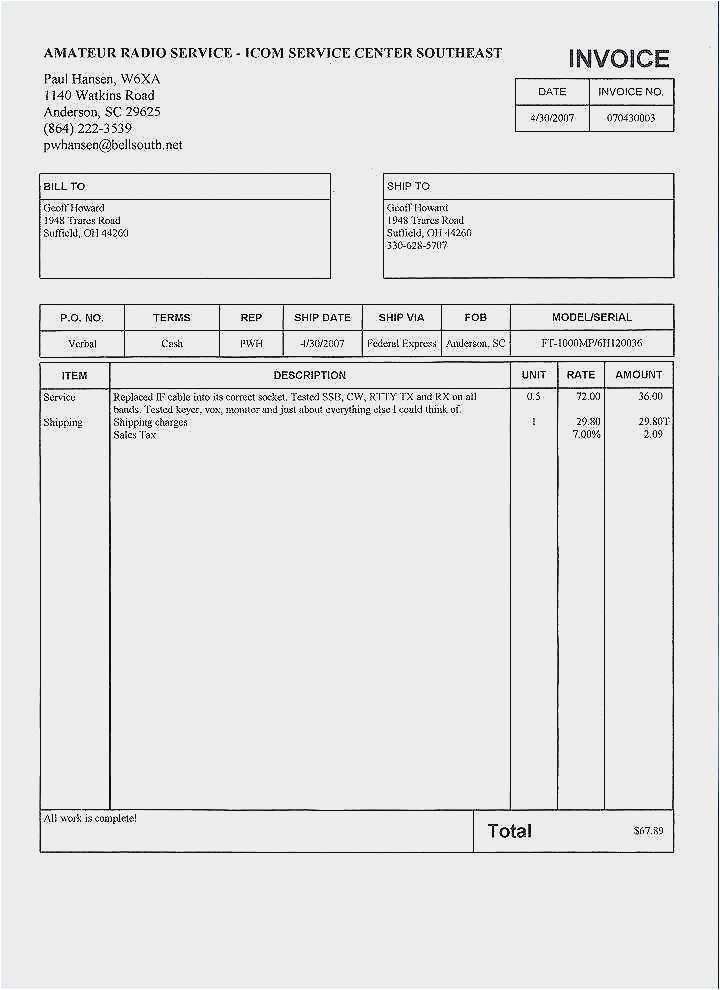 Invoice for Work Done Template Lovely 29 New How Do Invoices Work Simple