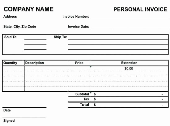 Invoice for Work Done Template Lovely Invoice for Work Done Template