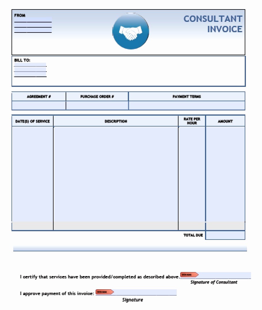 Invoice Template for Microsoft Word Luxury Consulting Invoice Template Microsoft Word Templates