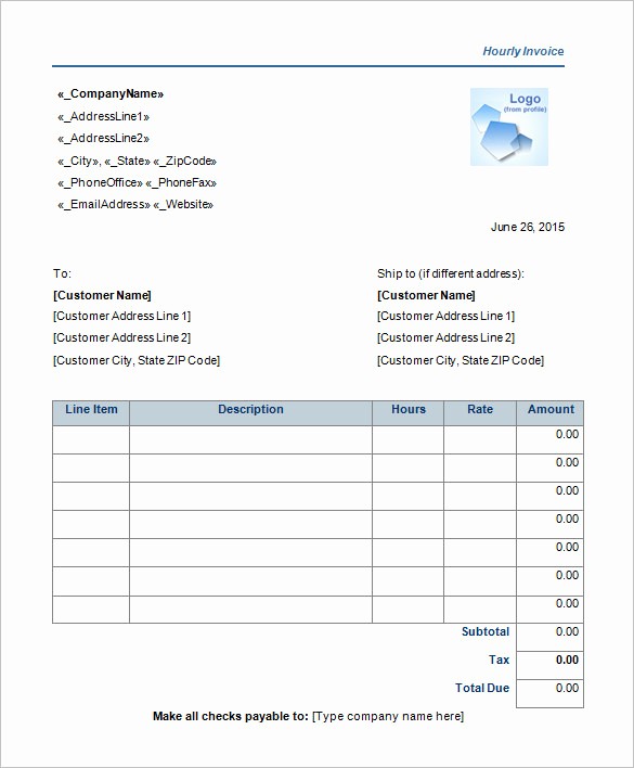 Invoice Template Word Download Free Lovely 60 Microsoft Invoice Templates Pdf Doc Excel