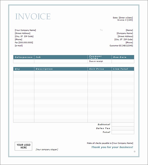 Invoice Template Word Download Free Lovely Service Invoice 28 Download Documents In Pdf Word