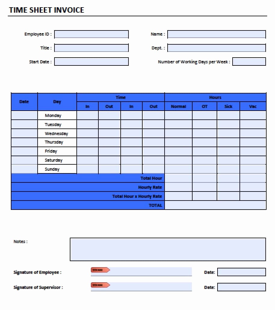 Is Time Sheet One Word Inspirational Free Timesheet Invoice Template Excel Pdf