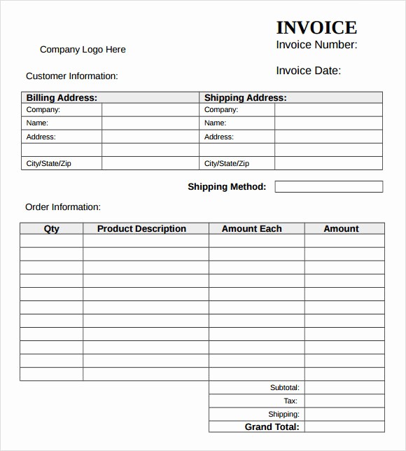 Itemized Bill Template Microsoft Word Lovely 10 Sample Itemized Receipt Templates to Download