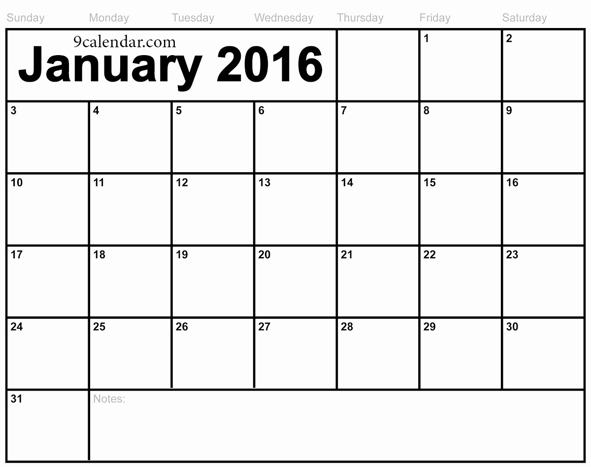 January 2016 Calendar Template Word Luxury January 2016 Calendar Page – 2017 Printable Calendar