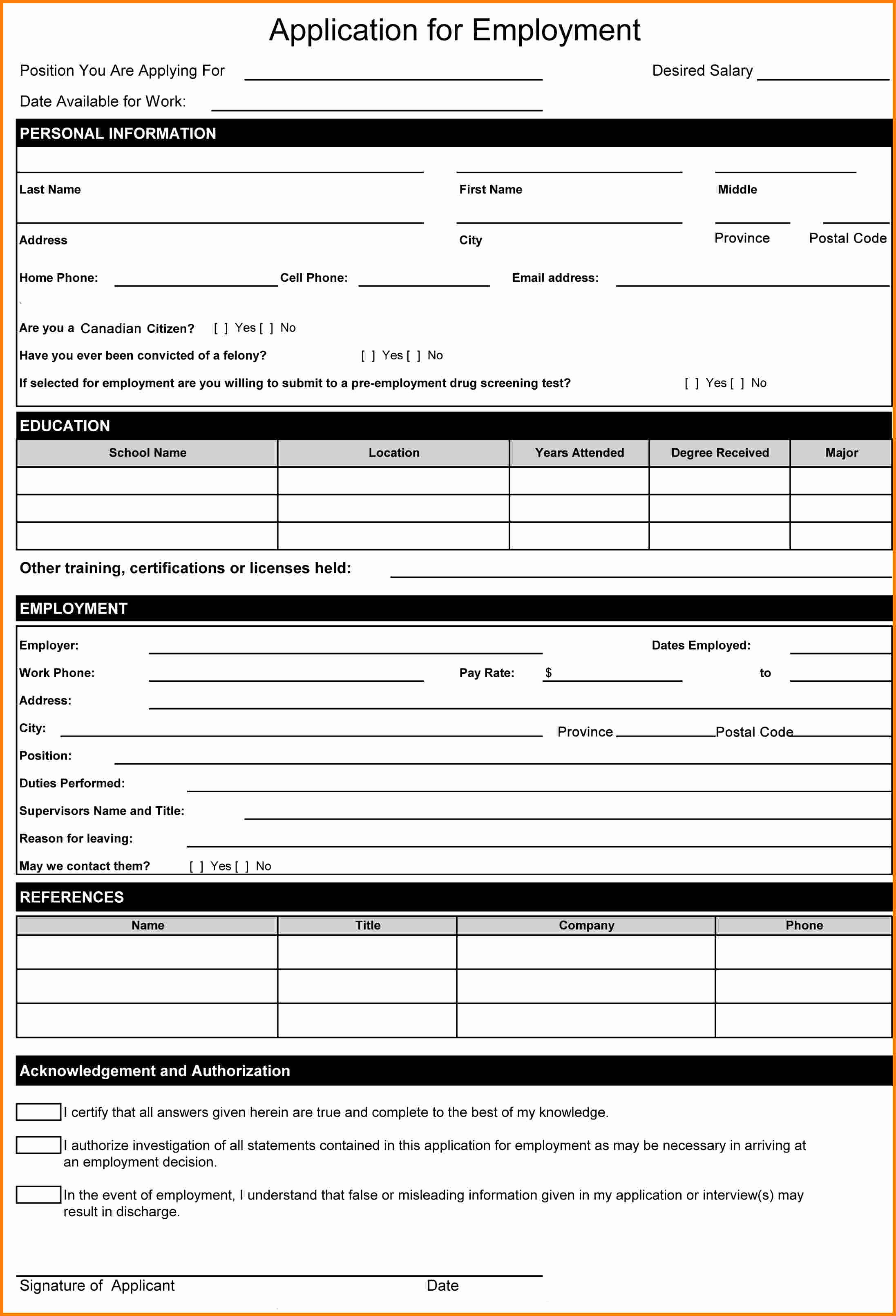 Job Application form Sample format Elegant 10 Job Application form Sample format
