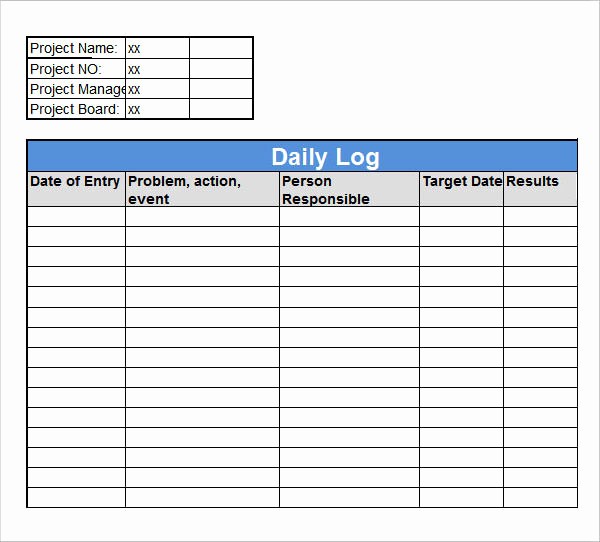 Job Search Log Template Excel Fresh Search Results for “template Log Sheet for Work