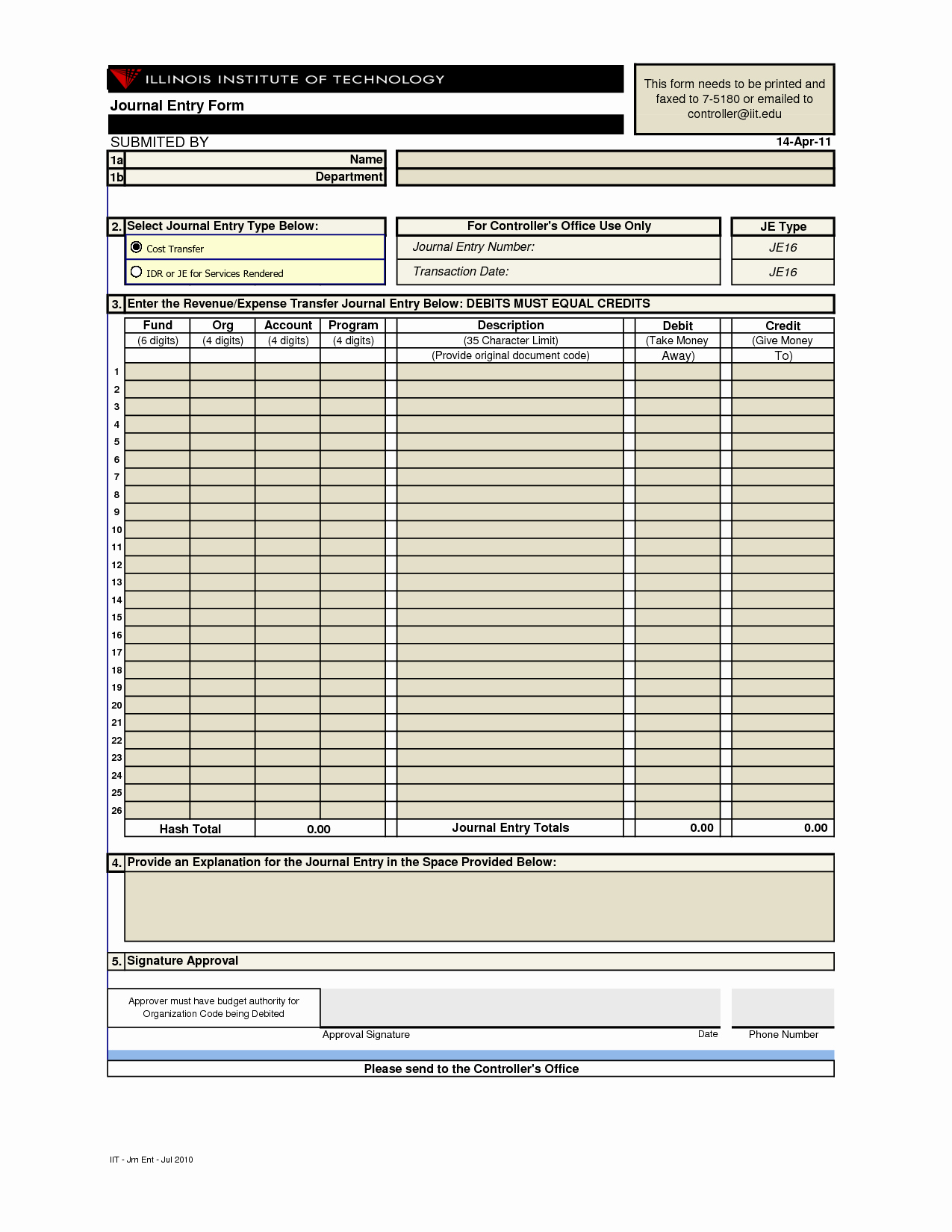 Journal Entry Template for Excel Inspirational Best S Of Journal Entry Template Excel Blank