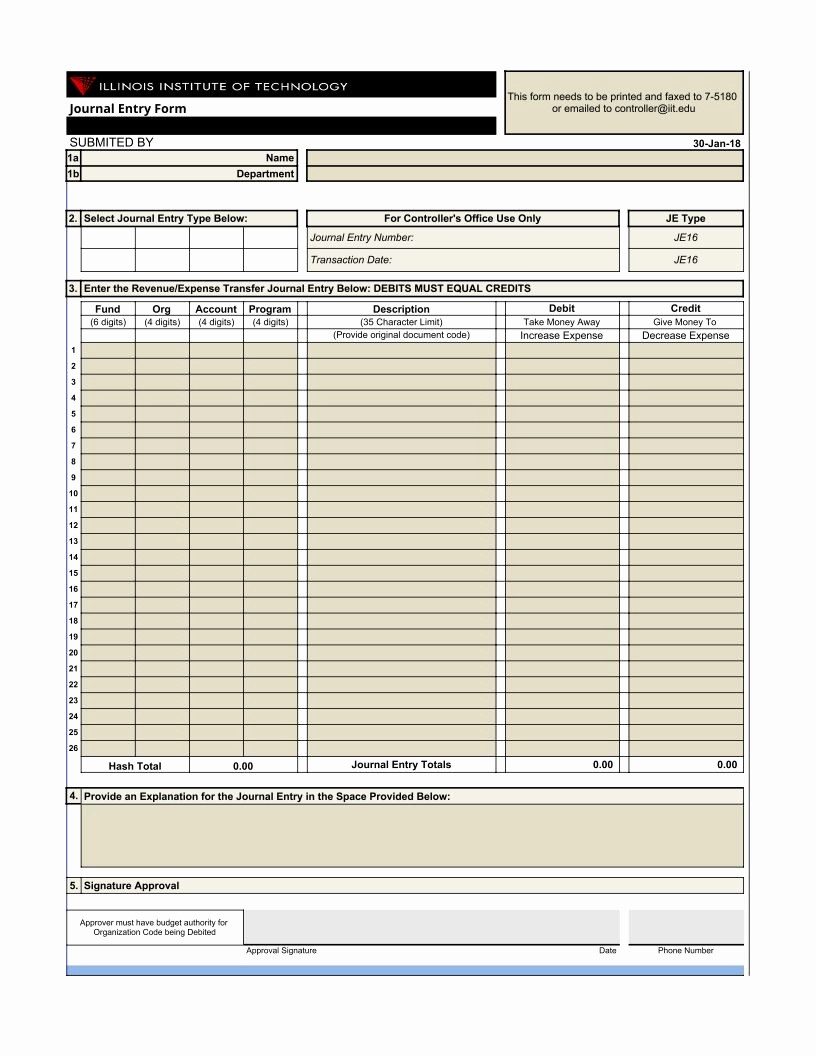 Journal Entry Template for Excel Lovely Journal Entry Template Excel Pdf Google Sheet Excel