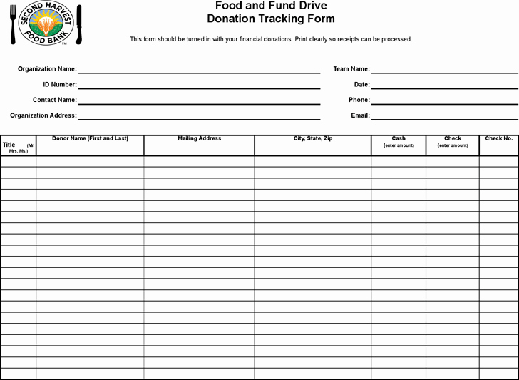 Keep Track Of Charitable Donations New 6 Charitable Gifts and Donations Trackers – Word Templates