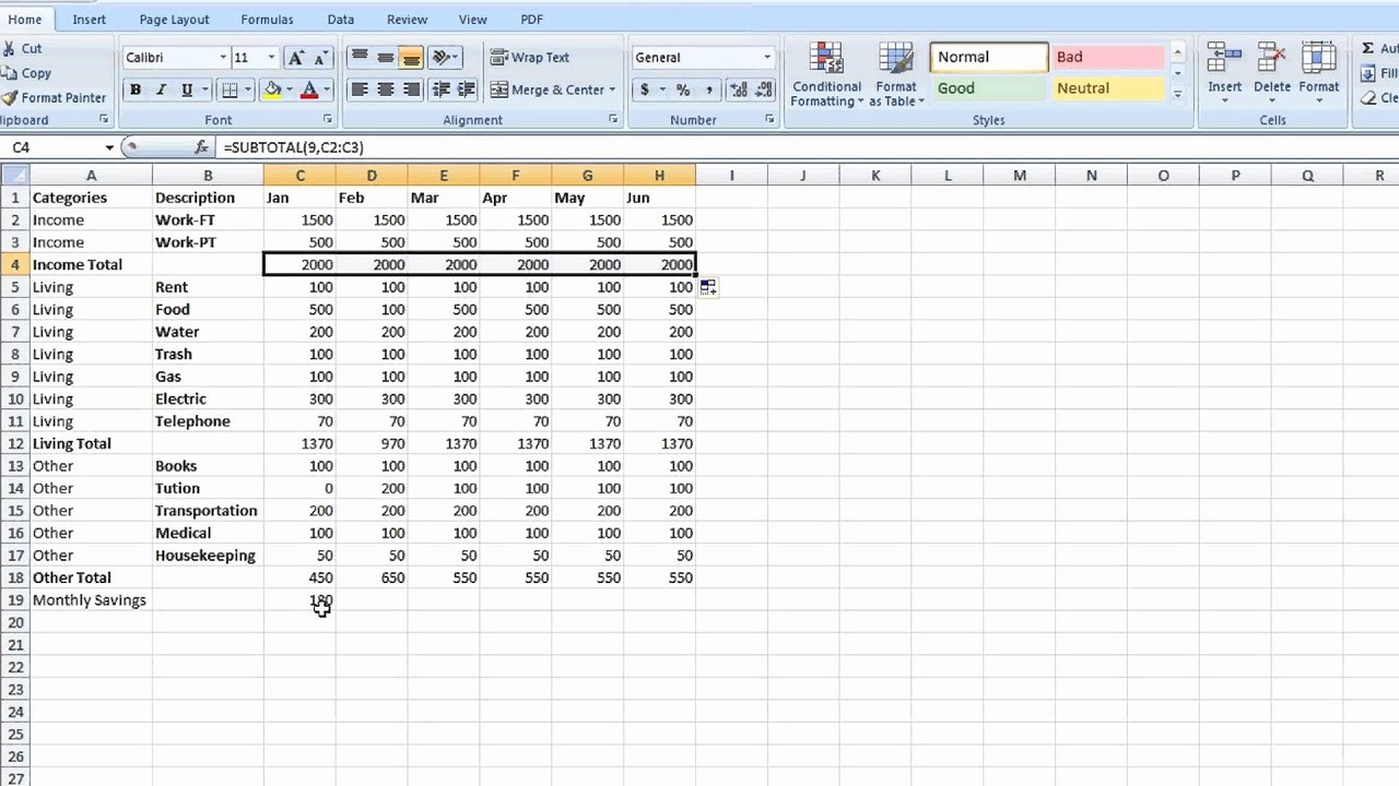 50 Keep Track Of Finances Excel