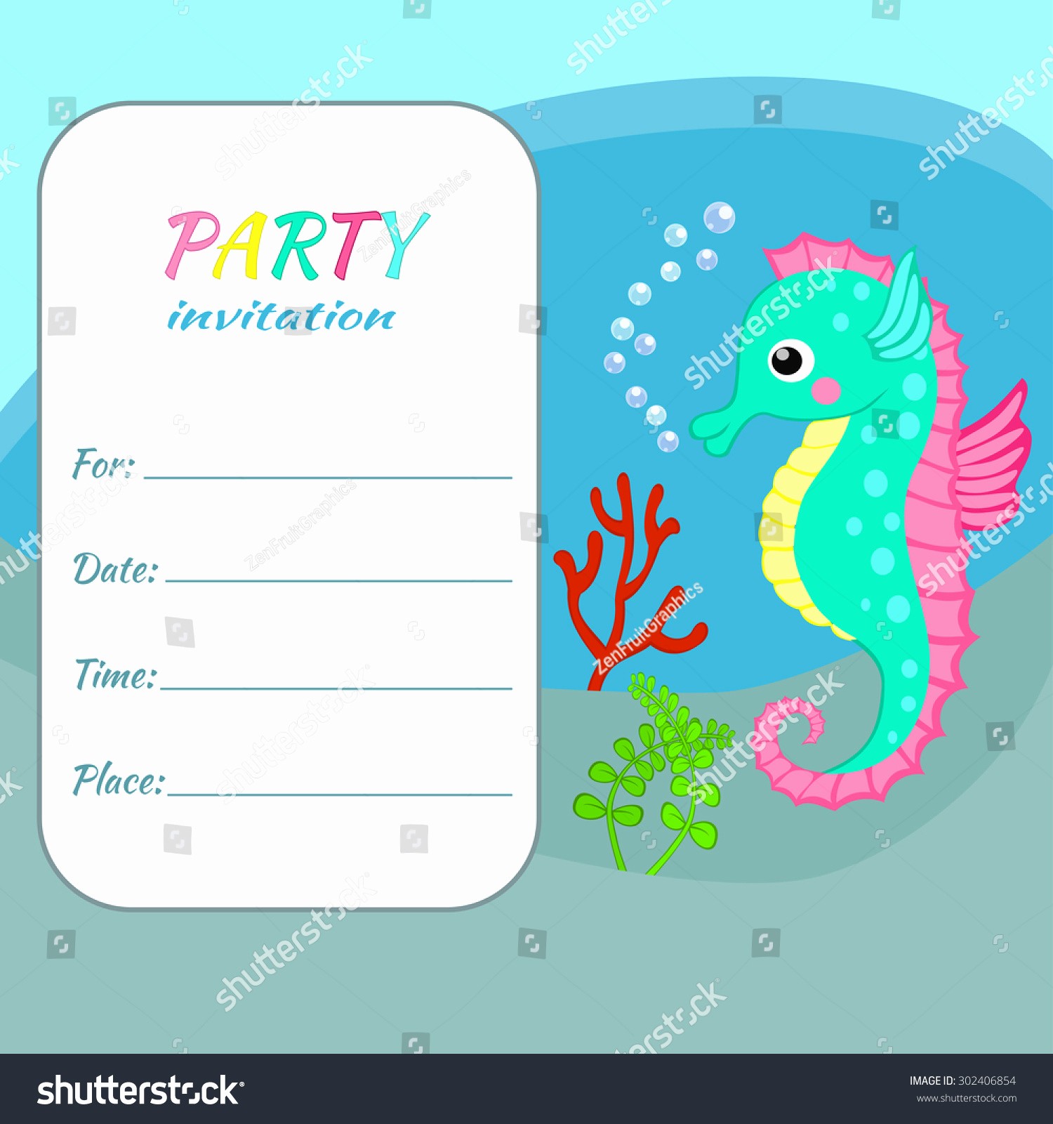 Kids Birthday Party Invite Templates Fresh Children Birthday Party Invitation Card Template Colorful