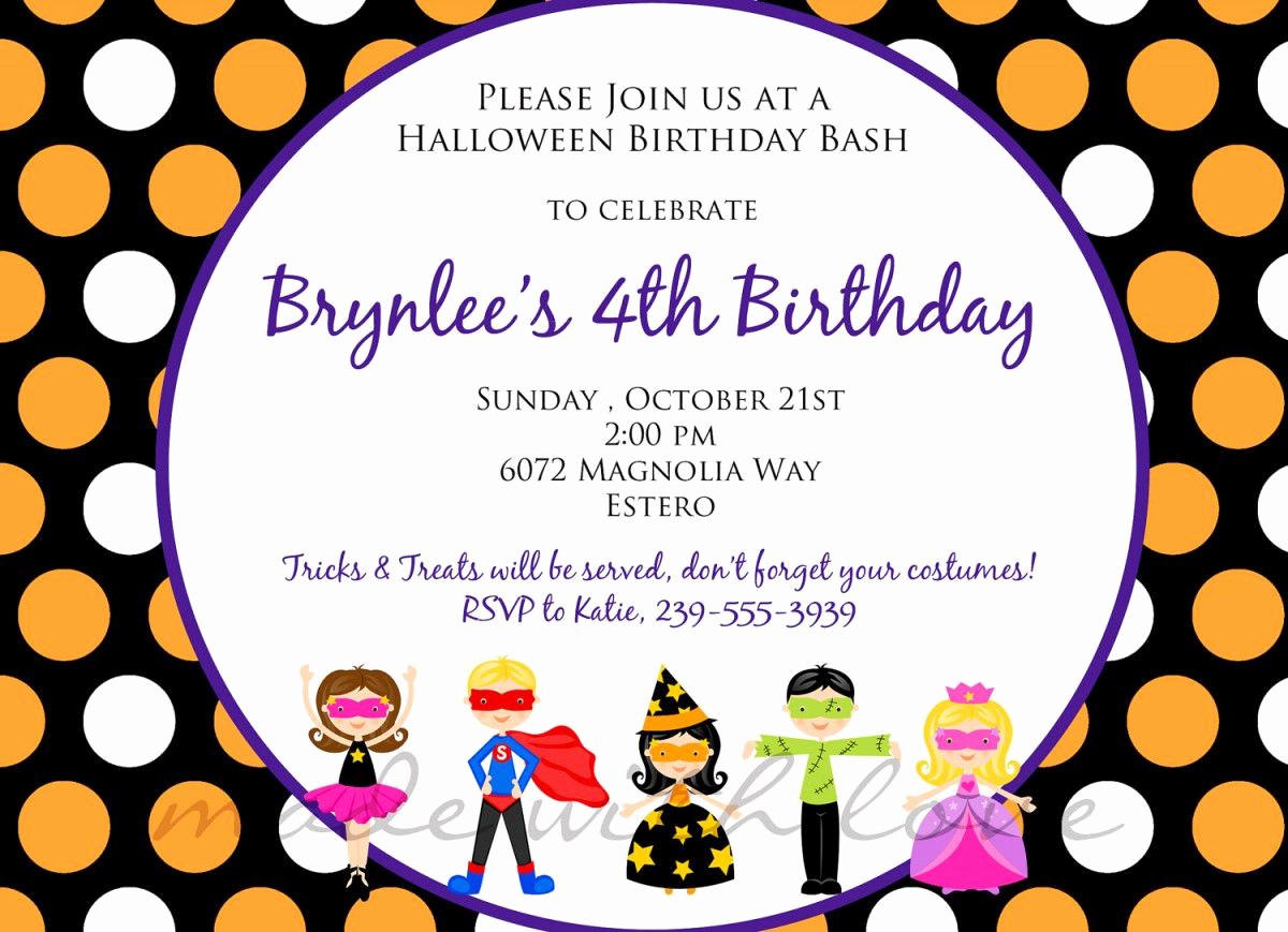 Kids Birthday Party Invites Templates Best Of Birthday Invitations Childrens Birthday Party Invites