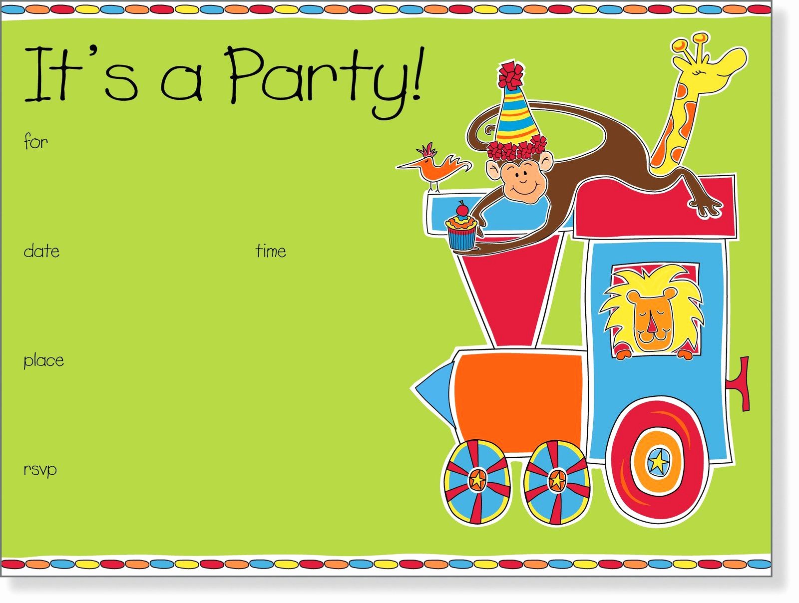 Kids Birthday Party Invites Templates Elegant Kids Birthday Invite Template 21st Birthday Invitation