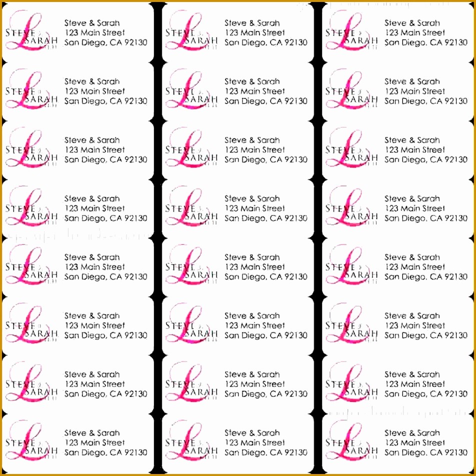 Labels 30 Per Page Template Beautiful 3 Template for Address Labels 30 Per Sheet