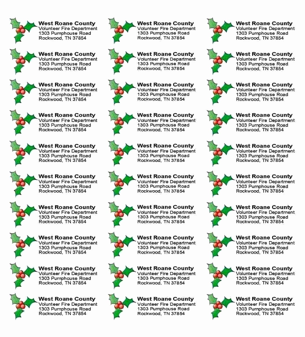 Labels 30 Per Page Template New Free Christmas Return Address Label Templates 30 Per Sheet