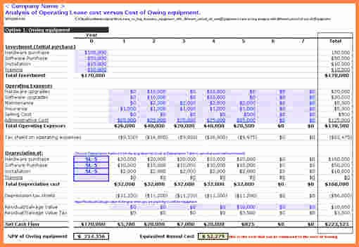 Lease Payment Calculator Excel Template Beautiful 6 Equipment Lease Calculator Excel Spreadsheet
