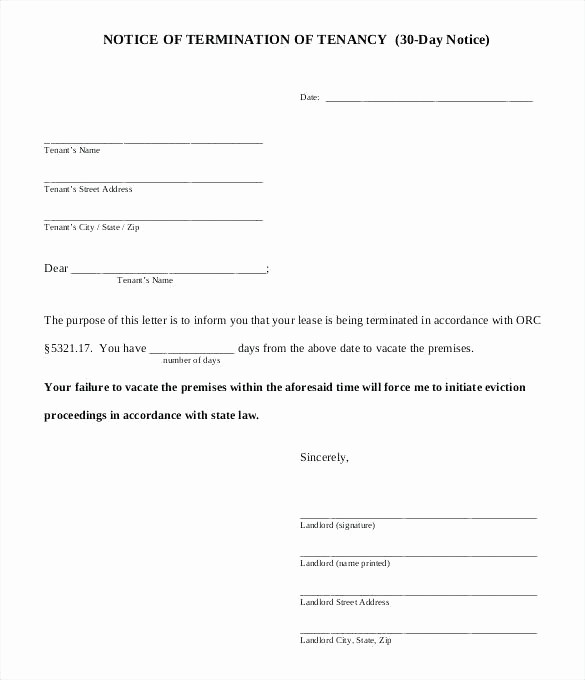 Lease Renewal Notice to Tenant Fresh End Lease Letter to Tenant Non Renewal Notice