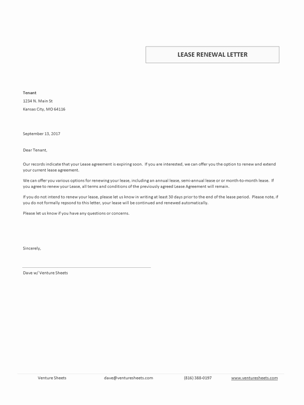 Lease Renewal Notice to Tenant Fresh Rental Sheets Rental Property Spreadsheets for Rental